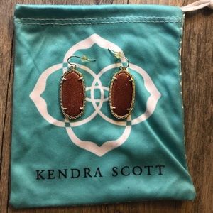 Kendra Scott Elle Earrings in Goldstone